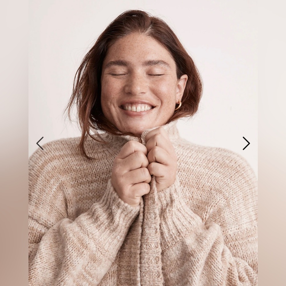 Madewell by JCREW Plus Space-Dye Long Cardigan Sweater. 2x. Cream. NWT